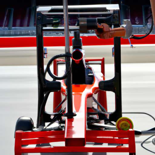 Formula 1 pit stop machine