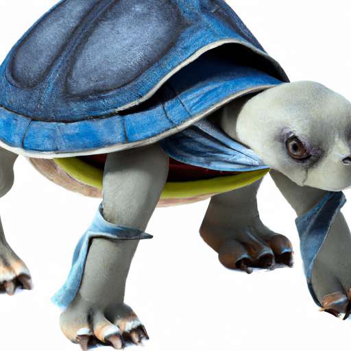 turtle wearing jeans