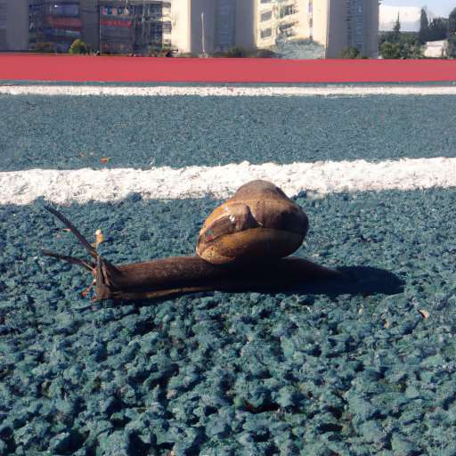 Snail on a treadmill